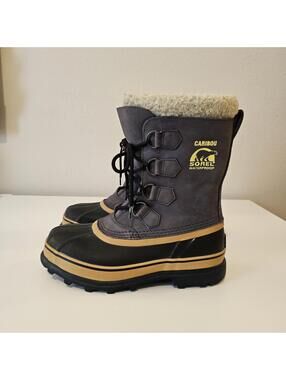 SOREL Caribou Waterproof Boot Men size 8 Great Condition